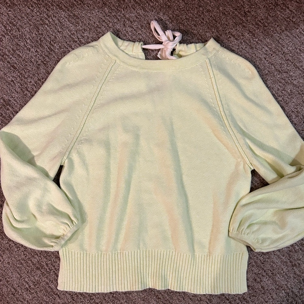Women's Anthropologie Light Green Sweater
